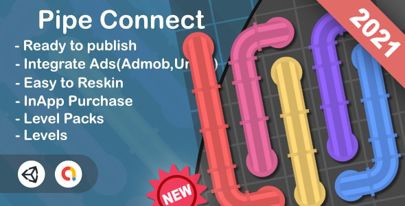 Pipe Connect(Unity Game+Admob+iOS+Android)