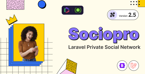 Sociopro - Laravel Private Social Network