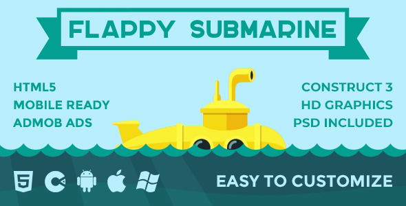 Flappy Submarine