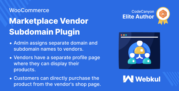 Marketplace Vendor Subdomain Plugin for WooCommerce