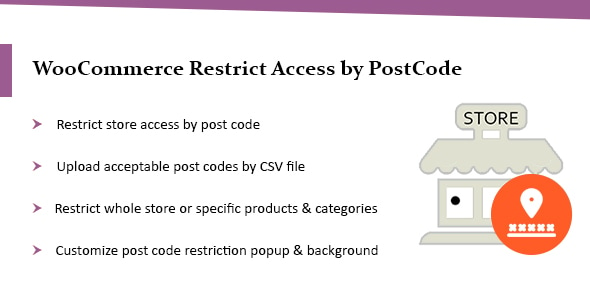 WooCommerce Plugin: Restrict Store / Catalog Access by Post Code