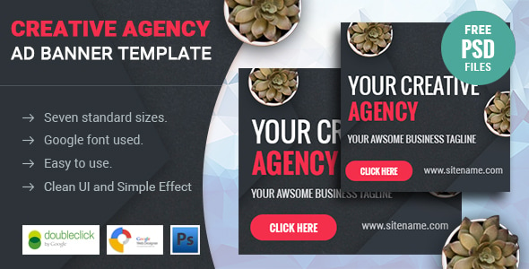 Creative Agency | HTML 5 Animated Google Banner