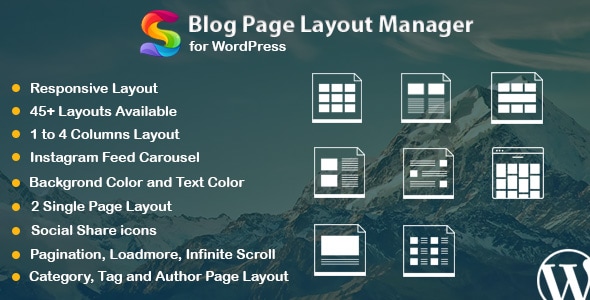 Blog Page Layout Manager for WordPress