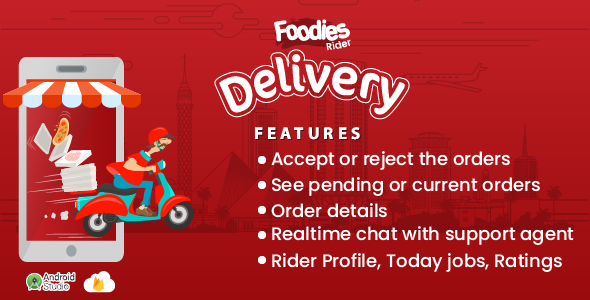 Foodies - Android Delivery Boy Mobile App v1.0