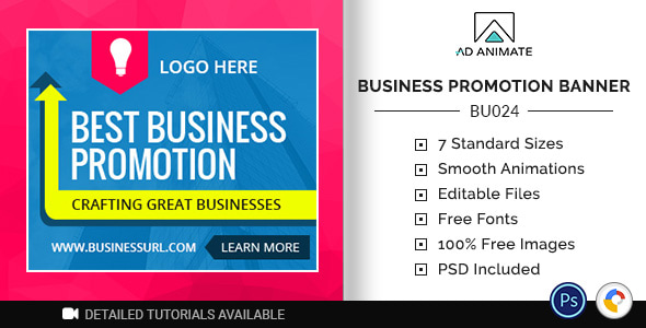 Business Banner - Promotion Ad Template (BU024)