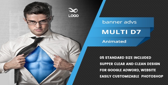 Multi Purpose Banners HTML5 D8 - Animate