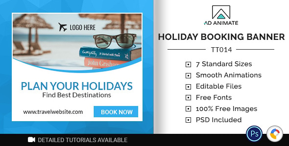 Tour & Travel | Holiday Booking Banner (TT014)