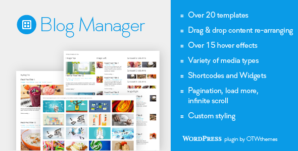 Blog Manager for WordPress