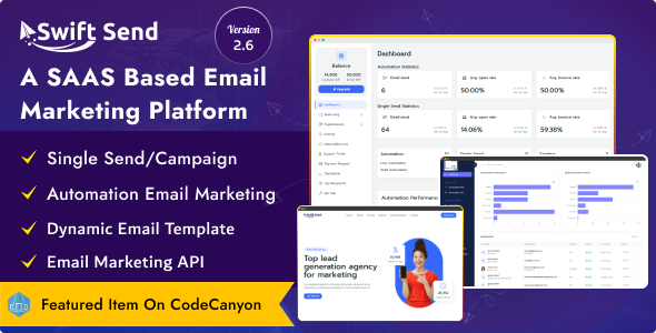 Swift Send - Email Marketing and Campaign Management (SAAS Based)