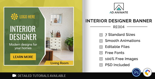 Real Estate | Interior Designer Banner (RE004)