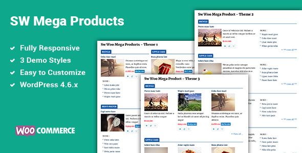 Mega Products WooCommerce WordPress Plugin