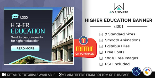 Education & Institute | Higher Education Banner (EI001)