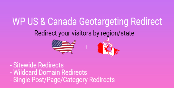 WP US&Canada State Geotargeting Redirect