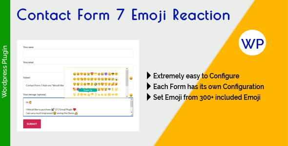 Contact Form 7 Emoji Reaction