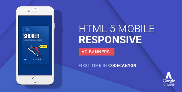 GWD | Responsive Mobile Ad Banner 01