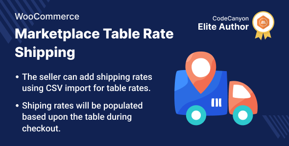 Marketplace Table Rate Shipping Plugin for WooCommerce