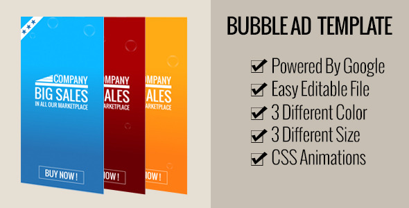 Bubble AD HTML 5 TEMPLATE