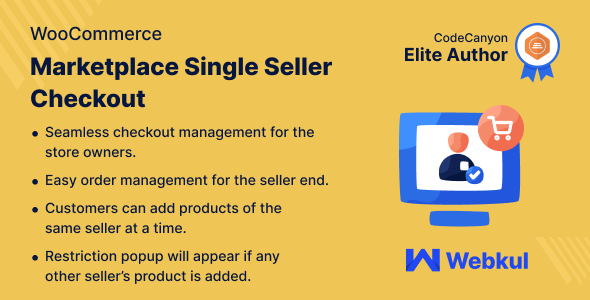 WooCommerce Marketplace Single Seller Checkout