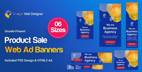 Business Agency Banners Ad - Google Web Design