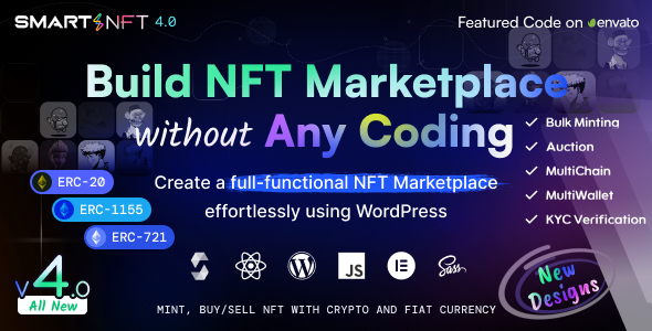 Smart NFT - NFT Marketplace WordPress Plugin