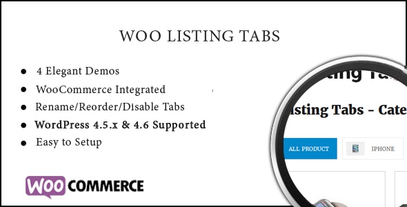 Listing Tabs - Responsive WooCommerce Tab Plugin