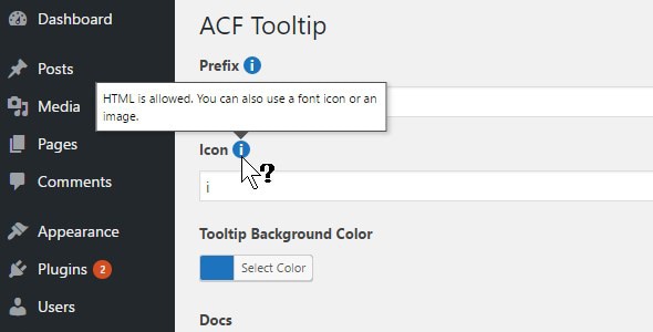 ACF Tooltip Helper