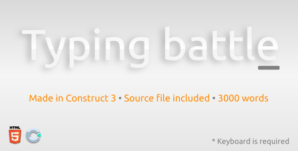 Typing Battle - HTML5 Skill Game