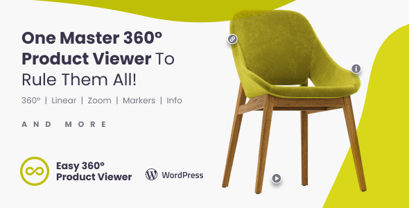 Easy 360° Product Viewer Wordpress & WooCommerce Plugin