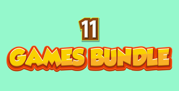 Bundle N°2 : 11 HTML5 Games - Web & Mobile + AdMob (CAPX, C3p and HTML5) & MORE Than 85% OFF