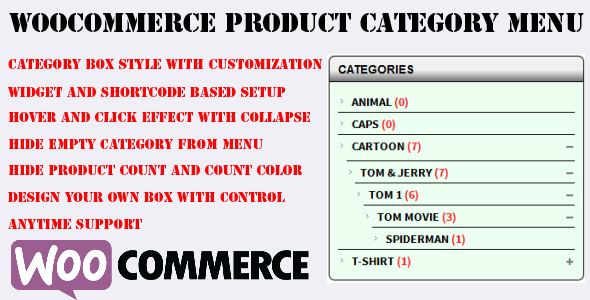 Woocommerce Category Accordion Plugin