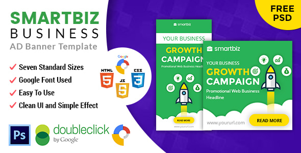 Smartbiz Creative Agency | HTML5 Google Banner Ad