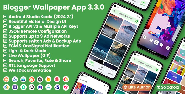 Blogger Wallpaper App - Blogger API v3