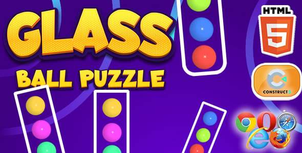 Glass Ball Puzzle - HTML5 Game (Construct 3)