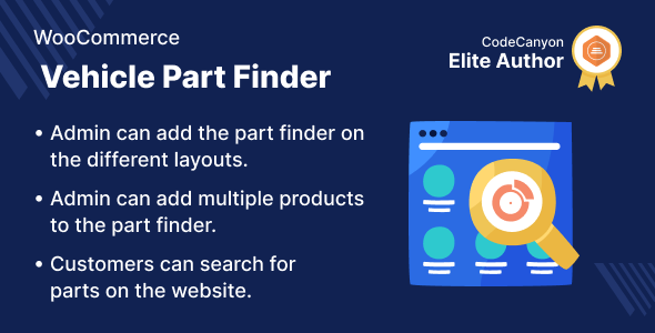 WooCommerce Vehicle Part Finder