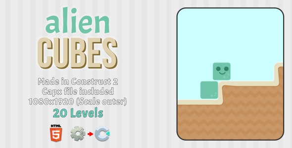 Alien Cubes - HTML5 Casual Game