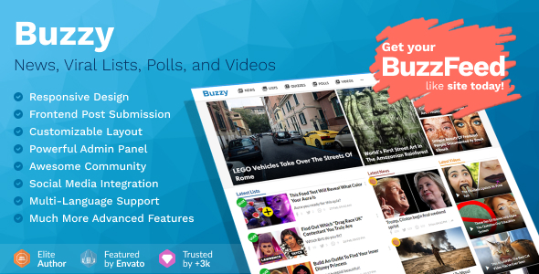 Buzzy - News, Viral Lists, Polls and Videos