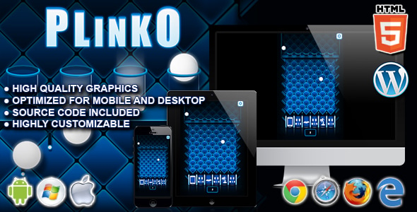 Plinko - HTML5 Instant Win Game