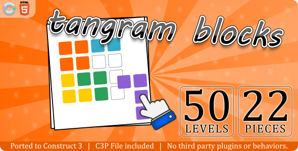 Tangram Blocks - HTML5 Casual game