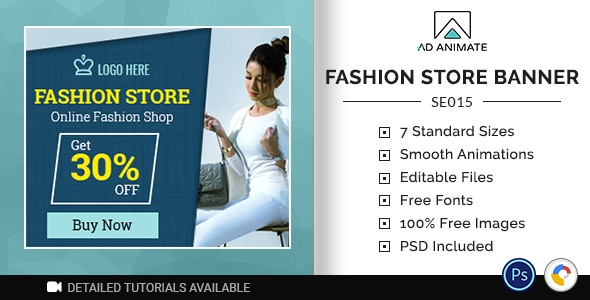 Shopping & E-commerce | Fashion Store Banner (SE015)