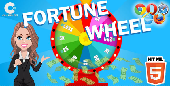 Fortune Wheel - HTML5 Game (C3)