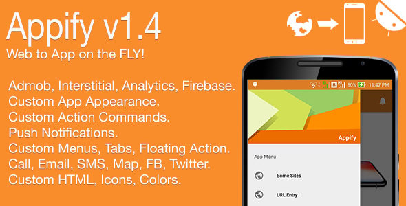 Appify - Web to App on the FLY! Android Full Application v1.4