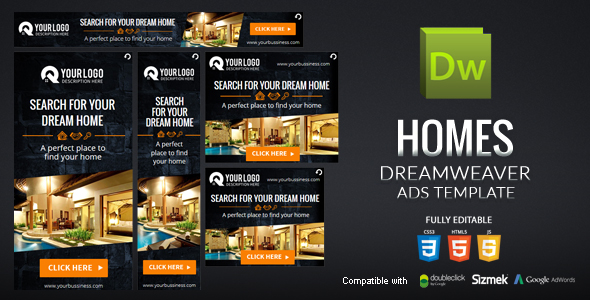 Homes Dreamweaver Ads Template