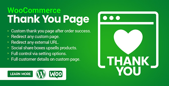 WooCommerce Custom Thank you & Order Confirmation Page