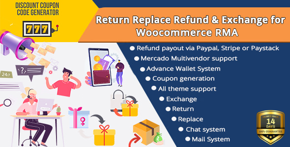 Return Replace Refund & Exchange for WooCommerce RMA