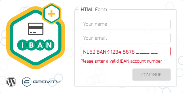 Gravity Forms IBAN Validation