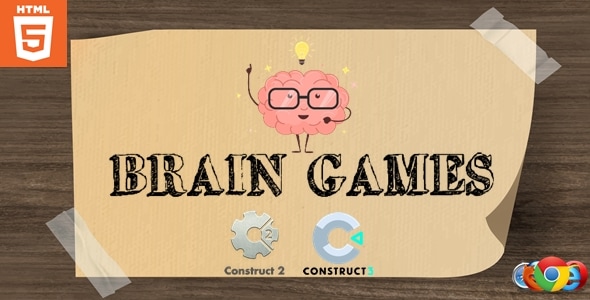 Brain Games - Puzzle game - HTML5