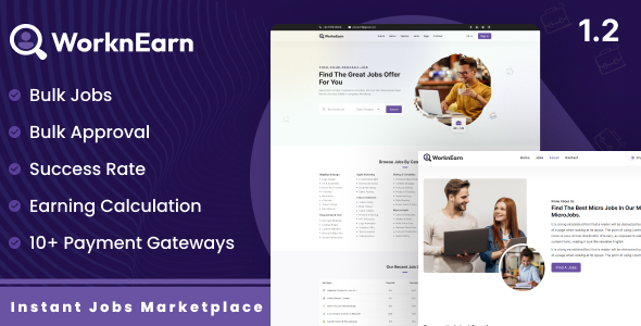 WorknEarn - Instant Jobs Marketplace