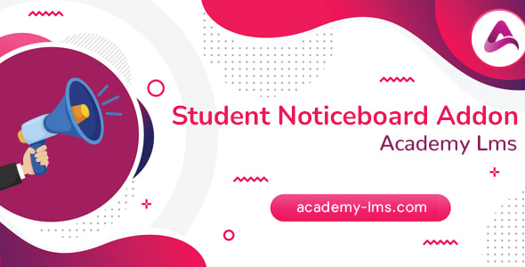 Academy LMS Noticeboard Addon