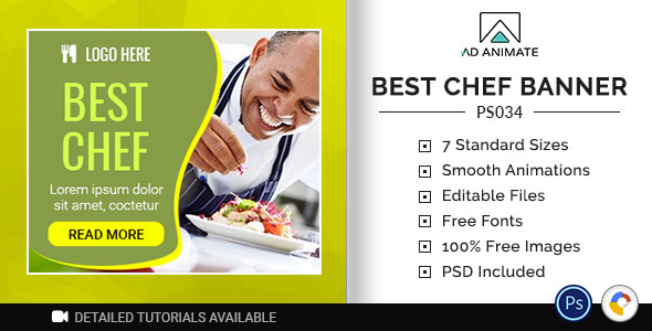 Professional Services | Best Chef Banner (PS034)