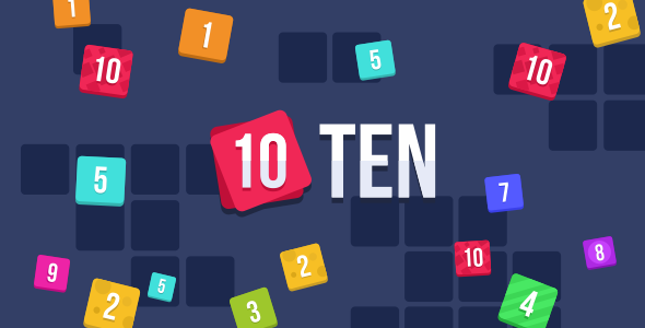 TEN (10) - HTML5 Puzzle Game (Construct 2/3)